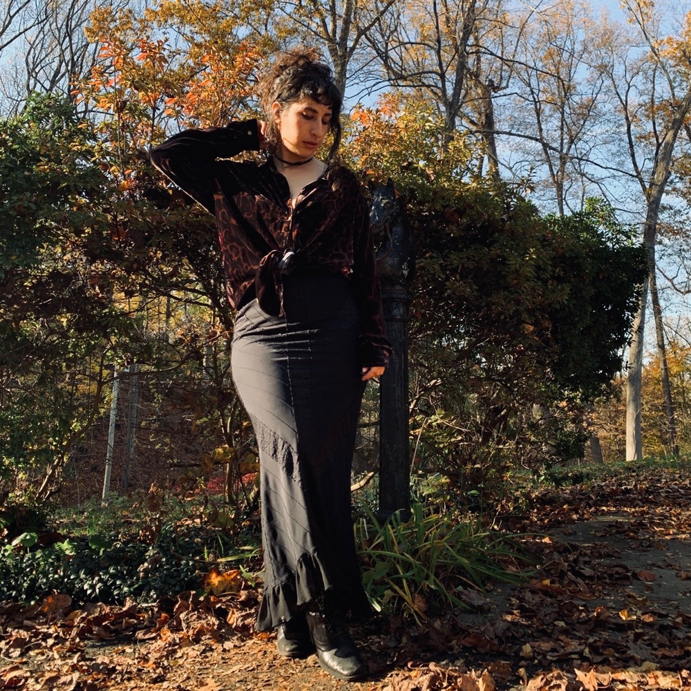 NWT Johnny Was Oversized Velvet Shirt 🐆🥀
